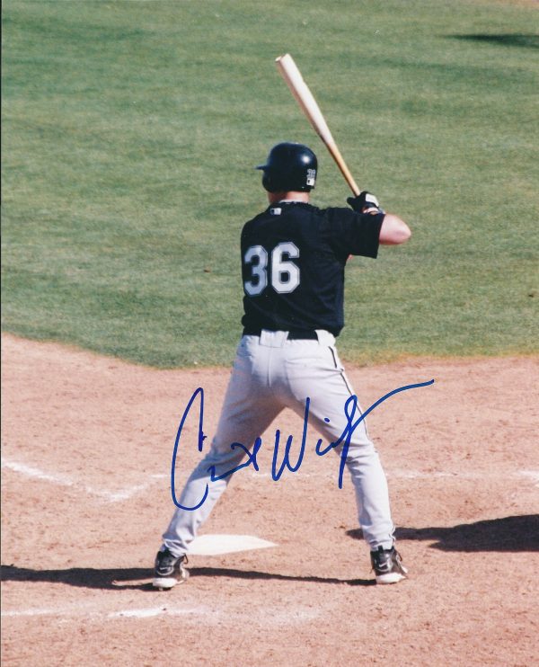 AUTOGRAPHED  photo CHRIS WIDGER Chicago White Sox