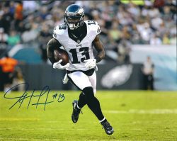 Autographed JOSH HUFF 8X10 Philadelphia Eagles Photo