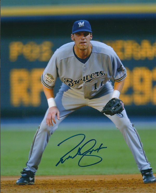 AUTOGRAPHED RICHIE SEXSON 8X10 Milwaukee Brewers Photo