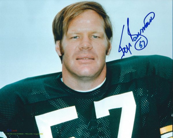 Autographed KEN BOWMAN 8X10 Green Bay Packers Photo