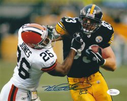 Autographed HEATH MILLER 8X10 Pittsburgh Steelers Photo JSA