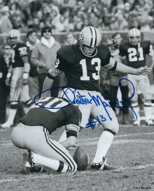 Autographed CHESTER MARCOL 8X10 Green Bay Packers Photo