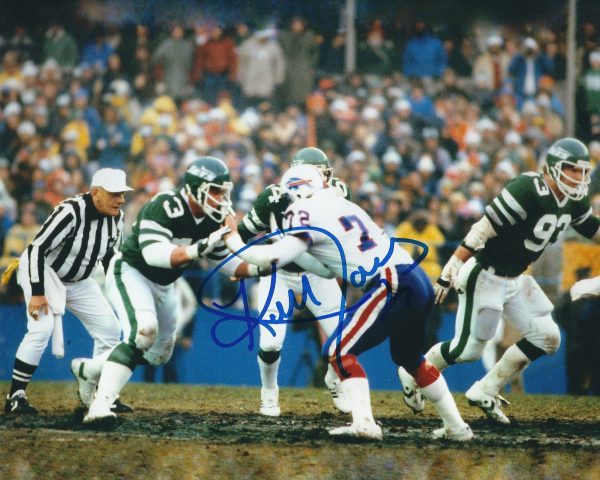 Autographed KEN JONES 8X10 Buffalo Bills Photo