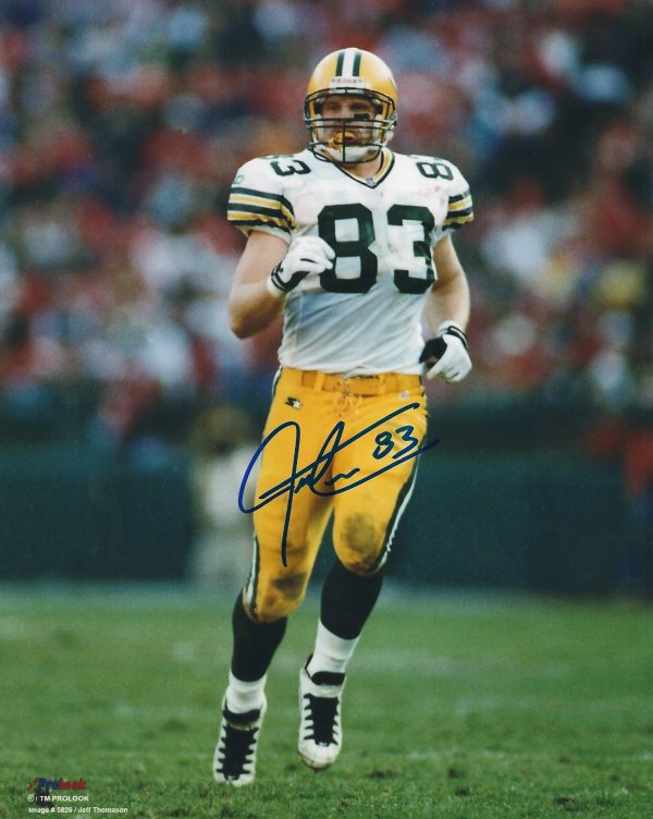 Autographed JEFF THOMASON 8X10 Green Bay Packers Photo