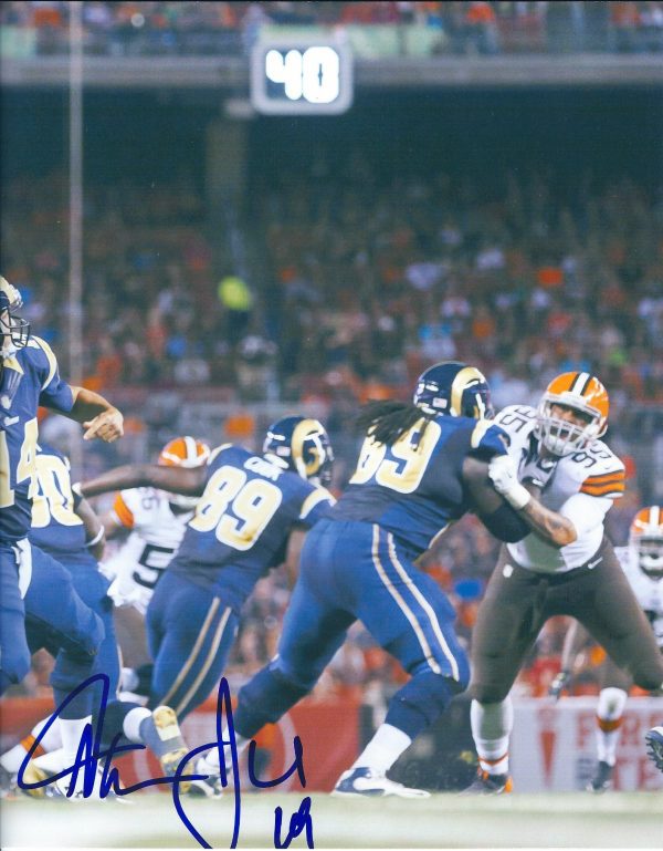 AUTOGRAPHED DAVIN JOSEPH  8x10 St Louis Rams Photo