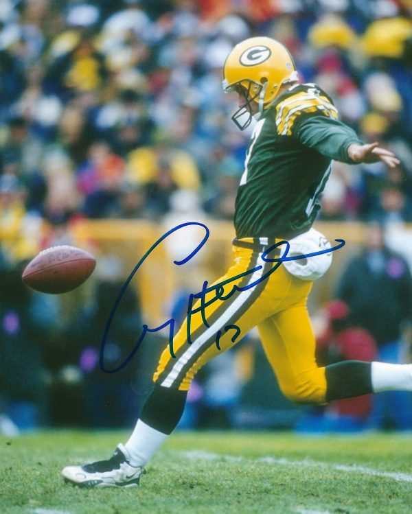 Autographed CRAIG HENTRICH 8X10 Green Bay Packers Photo