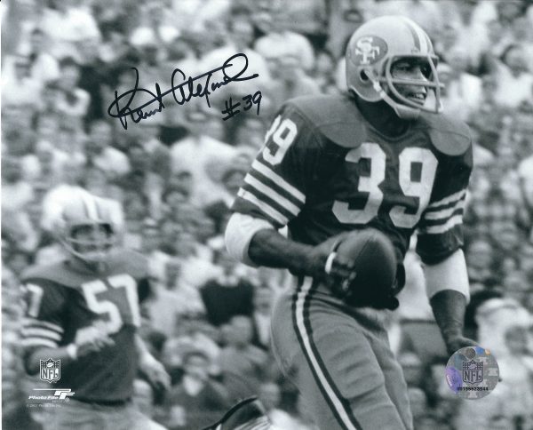 Autographed KERMIT ALEXANDER 8X10 San Francisco 49'ers Photo