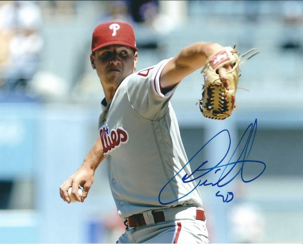 AUTOGRAPHED  NICK PIVETTA 8X10 Philadelphia Phillies Photo