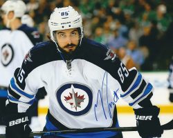 Autographed MATHIEU PERREAULT 8X10 Winnipeg Jets Photo