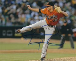 AUTOGRAPHED BRAD BRACH 8X10 Baltimore Orioles Photo