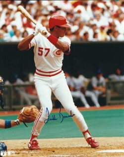 AUTOGRAPHED FREDDIE BENAVIDES 8X10 Cincinnati Reds Photo