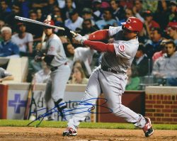 AUTOGRAPHED XAVIER PAUL 8X10 Cincinnati Reds Photo