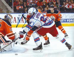 Autographed RYAN SPOONER 8X10 New York Rangers Photo