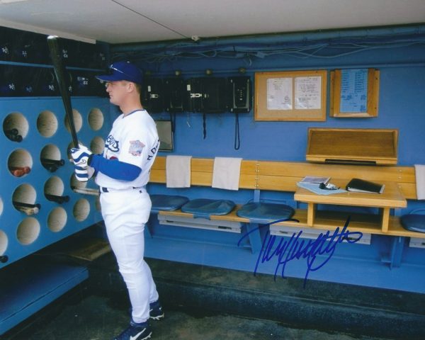 AUTOGRAPHED TODD HOLLANDSWORTH 8x10 Los Angeles Dodgers photo