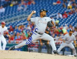 AUTOGRAPHED ODRISAMER DESPAIGNE 8X10 Miami Marlins Photo
