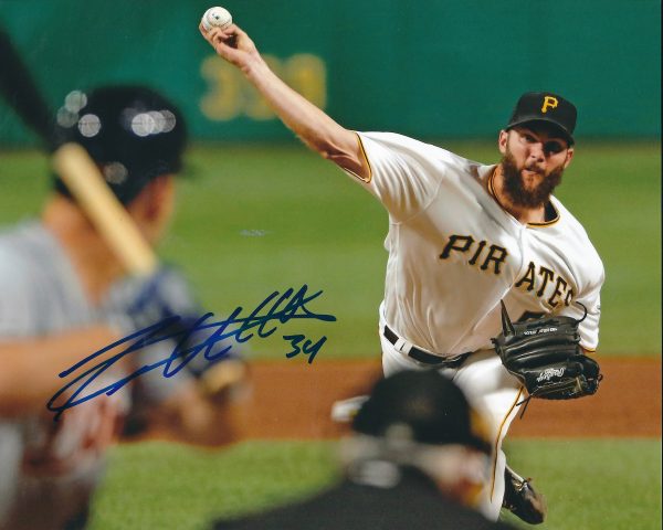 Autographed TREVOR WILLIAMS 8X10 Pittsburgh Pirates Photo