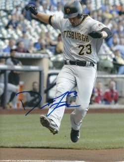Autographed DAVID FREESE 8X10 Pittsburgh Pirates Photo