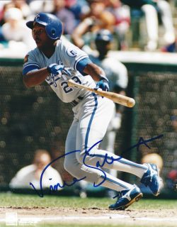 AUTOGRAPHED VINCE COLEMAN 8x10 Kansas City Royals photo