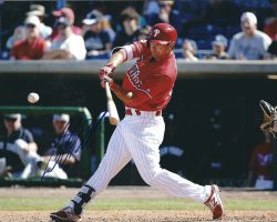 AUTOGRAPHED ANDREW PULLIN 8X10 Philadelphia Phillies Photo