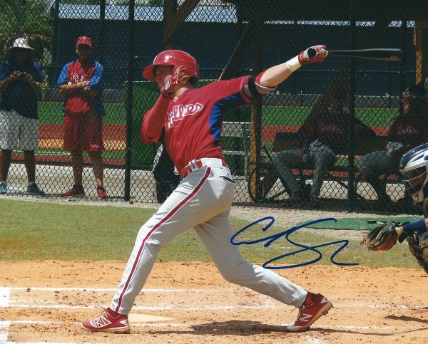 AUTOGRAPHED CORD SANDBERG 8X10 Philadelphia Phillies Photo