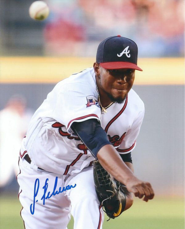 AUTOGRAPHED JULIO TEHERAN 8X10 Atlanta Braves photo
