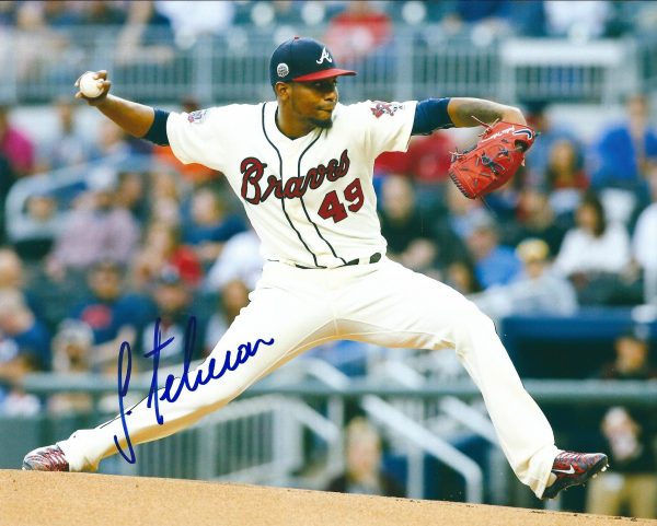 AUTOGRAPHED JULIO TEHERAN 8X10 Atlanta Braves photo