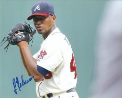 AUTOGRAPHED JULIO TEHERAN 8X10 Atlanta Braves photo