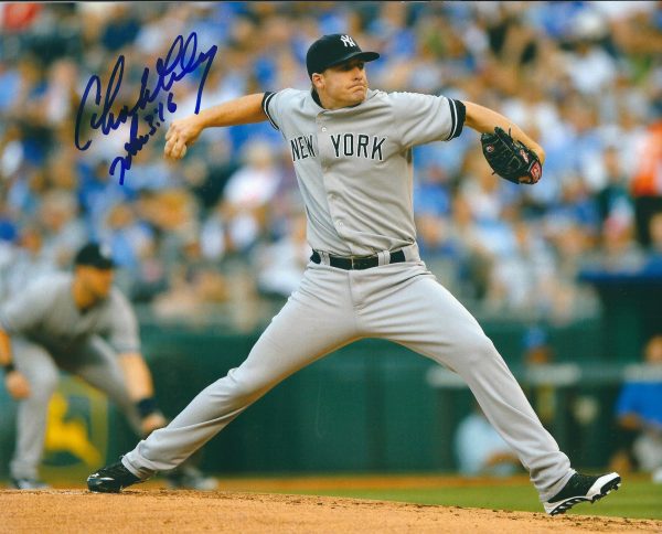 AUTOGRAPHED CHASE WHITLEY 8X10 NEW YORK YANKEES photo