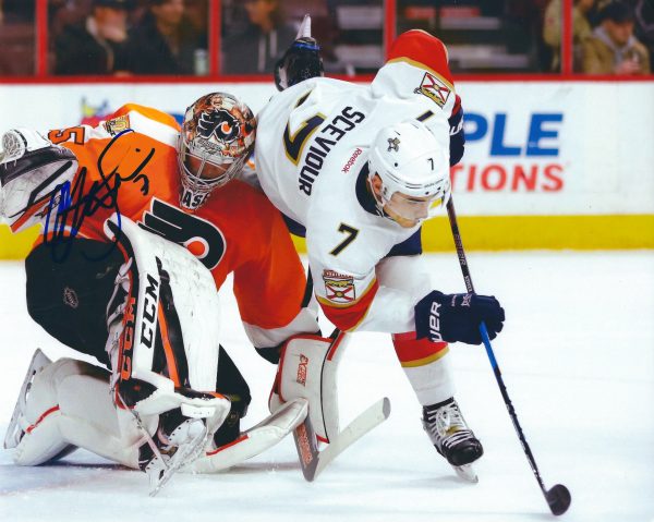 Autographed COLTON SCEVIOUR 8x10 Florida Panthers Photo