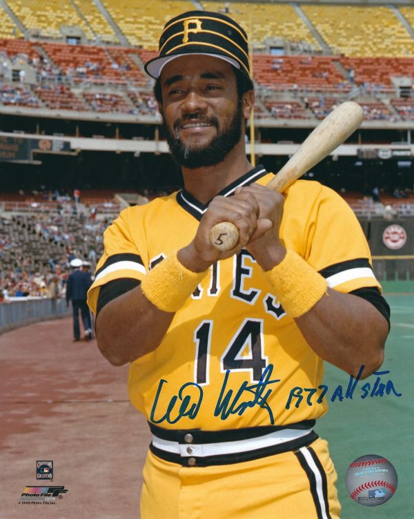 Autographed WILLIE MONTANEZ 8X10 Pittsburgh Pirates Photo