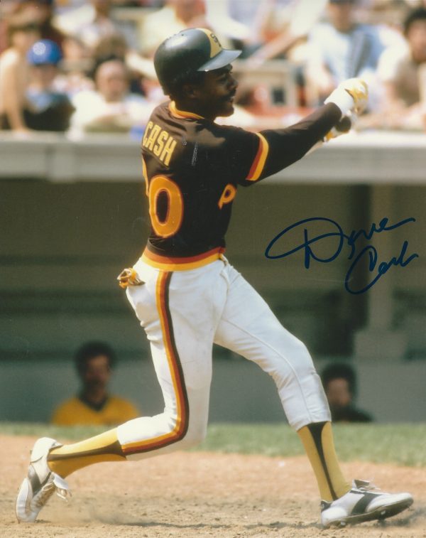 AUTOGRAPHED DAVE CASH 8X10 San Diego Padres photo