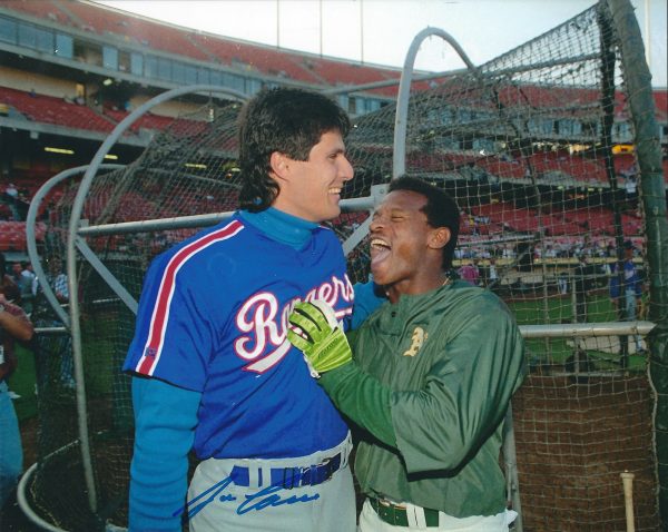 AUTOGRAPHED JOSE CANSECO 8X10 Texas Rangers Photo