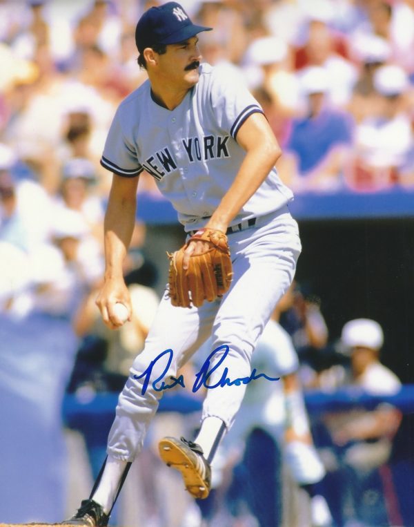 AUTOGRAPHED RICK RHODEN 8X10 NEW YORK YANKEES photo