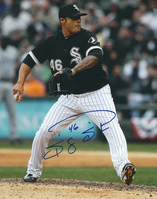 AUTOGRAPHED SERGIO SANTOS  8X10 Chicago White Sox Photo