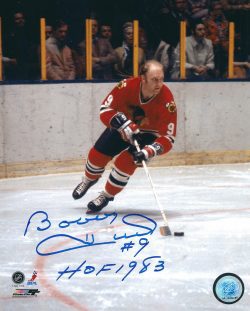 Autographed Bobby Hull 8x10 Chicago Blackhawks photo