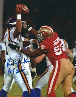 Autographed RICKEY JACKSON 8X10 San Francisco 49'ers Photo