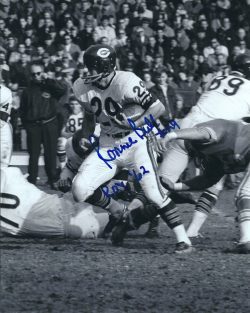 Autographed RONNIE BULL 8X10 Chicago Bears Photo