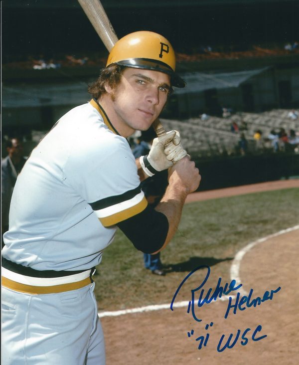 Autographed RICHIE HEBNER "71 WSC" 8X10 Pittsburgh Pirates Photo