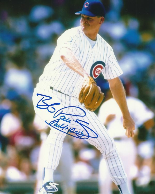 AUTOGRAPHED BOB PATTERSON 8X10 Chicago Cubs Photo