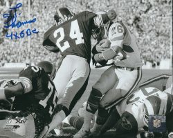 Autographed J.T. THOMAS  8X10 Pittsburgh Steelers Photo