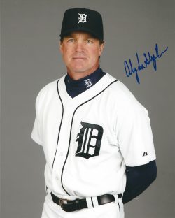 AUTOGRAPHED ANDY VAN SLYKE 8X10 Detroit Tigers Photo