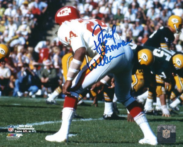 Autographed FRED "THE HAMMER" WILLIAMSON 8X10 Kansas City Chiefs Photo