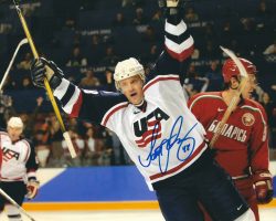 Autographed SCOTT YOUNG 8X10 Team USA Hockey Photo