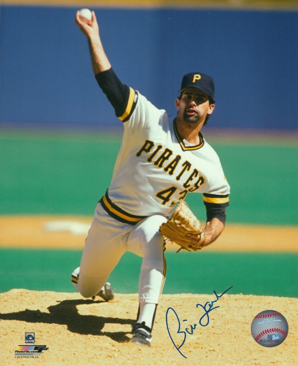 Autographed BILL LANDRUM 8X10 Pittsburgh Pirates Photo