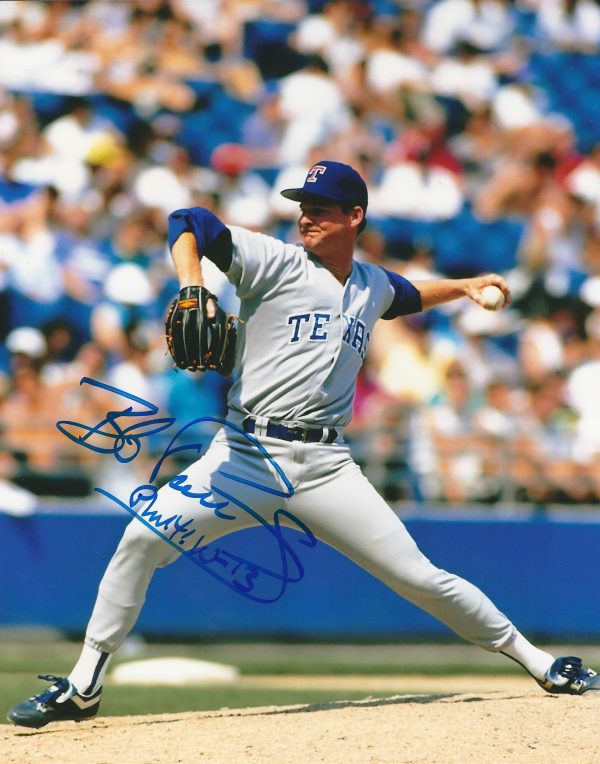 AUTOGRAPHED BOB PATTERSON  8X10 Texas Rangers Photo