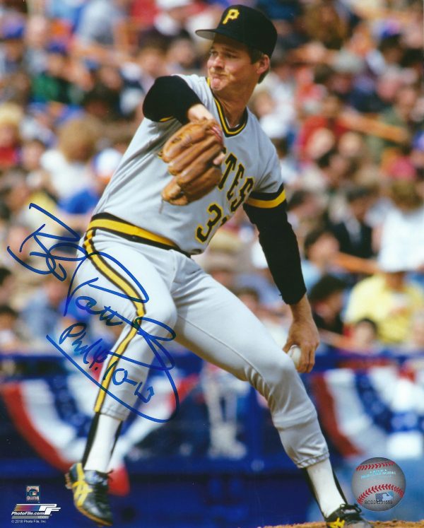 Autographed BOB PATTERSON 8X10 Pittsburgh Pirates Photo