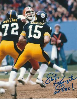 Autographed MIKE KRUCZEK 8X10 Pittsburgh Steelers Photo