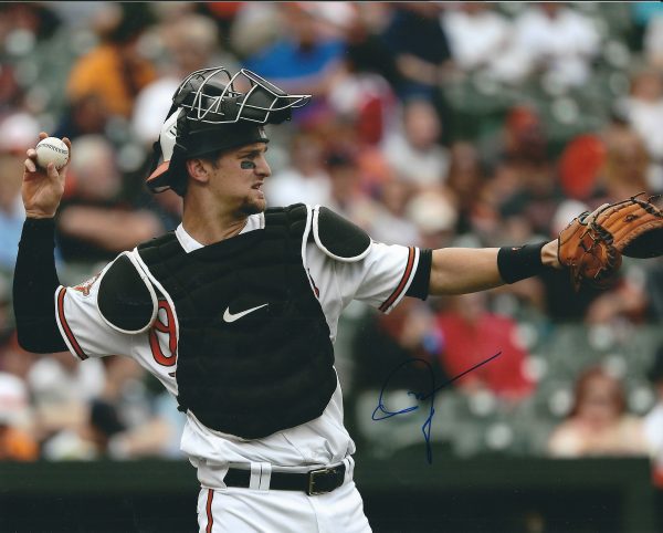 AUTOGRAPHED CALEB JOSEPH 8X10 Baltimore Orioles Photo
