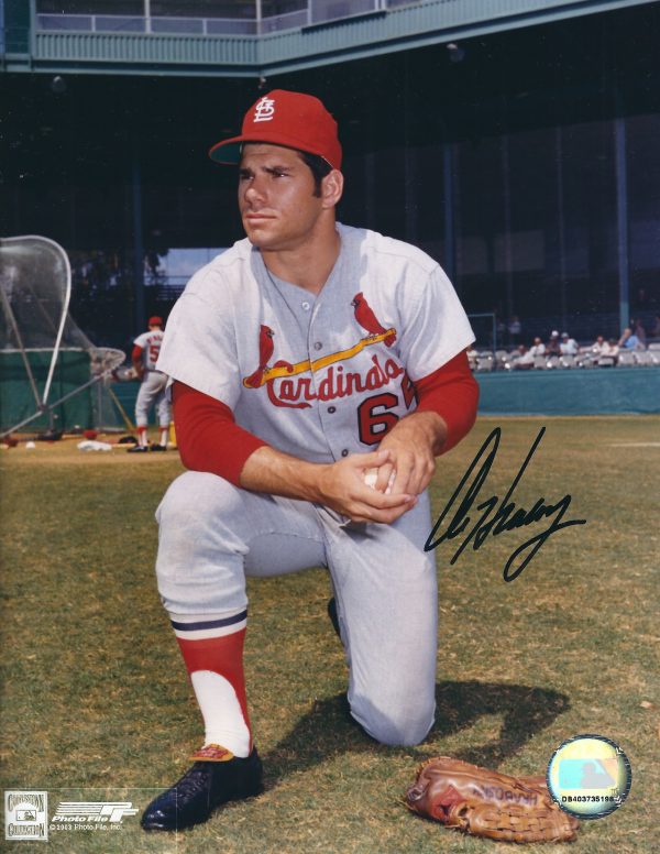 AUTOGRAPHED AL HRABOSKY 8x10 St. Louis Cardinals Photo