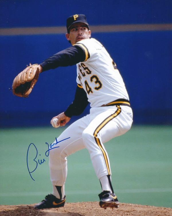 Autographed BILL LANDRUM 8X10 Pittsburgh Pirates Photo